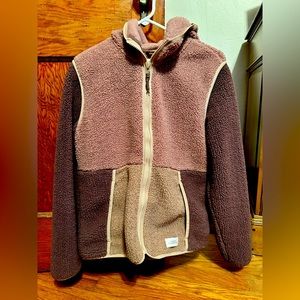 REI women’s fleece hooded jacket